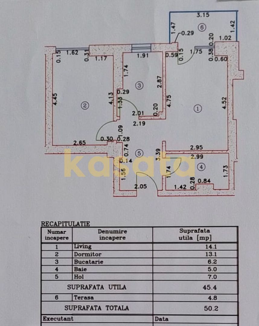 OPORTUNITATE | APARTAMENT 2 CAMERE | DR TABEREI | NOVUM | NOU | - Poză 8