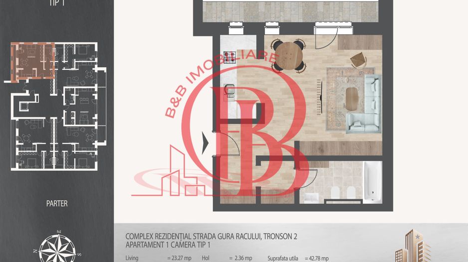 Garsoniera ideala investitie  Pallady Metrou Nicolae Teclu - Schiță 11