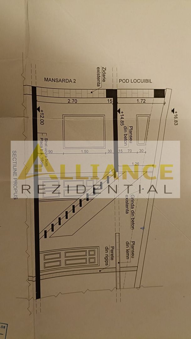 Ap.mansarda,constructie 2010,se ajunge usor si rapid la metrou. - Poză 12