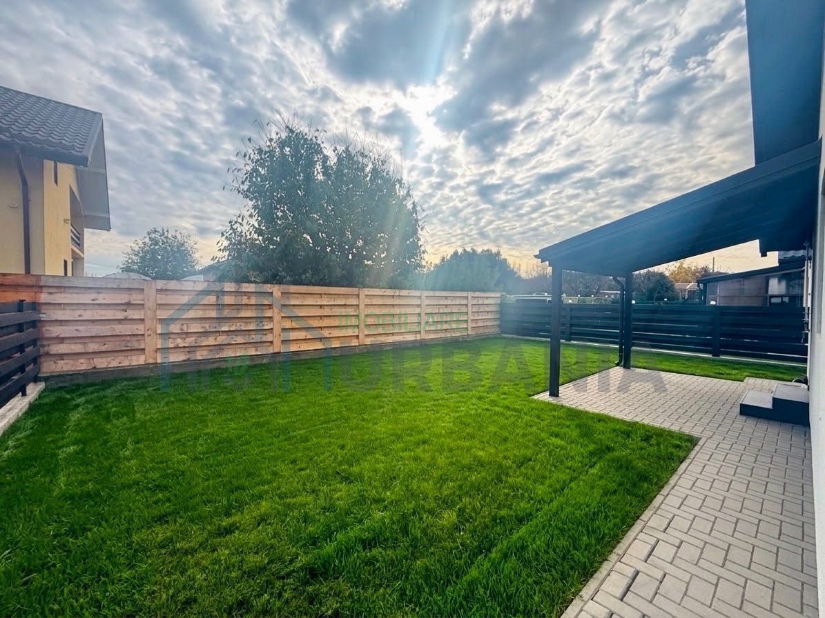 Casă modernă de închiriat în Stejarilor Residence, Lunca Cetățuii, Iași – Curte 400 m², Terasă, Parcare, Mobilată complet - Poză 2