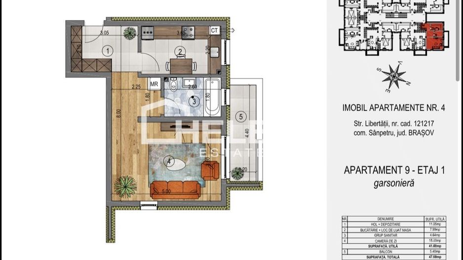 COMISION 0% / 2 Camere / Credit / Sânpetru - Poză 10
