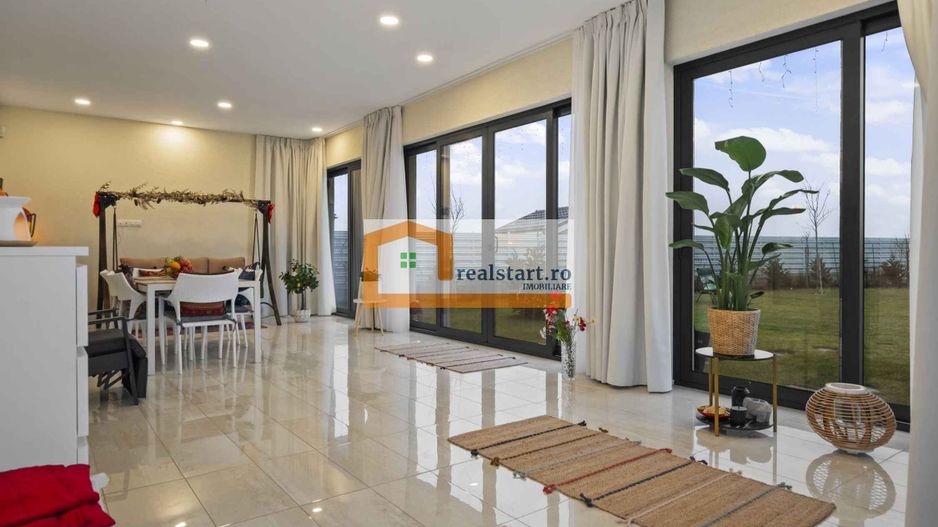 Langa Padure, Vila P+Pod , 1500mp teren,  terasa 40mp,  complex securizat - Poză 9