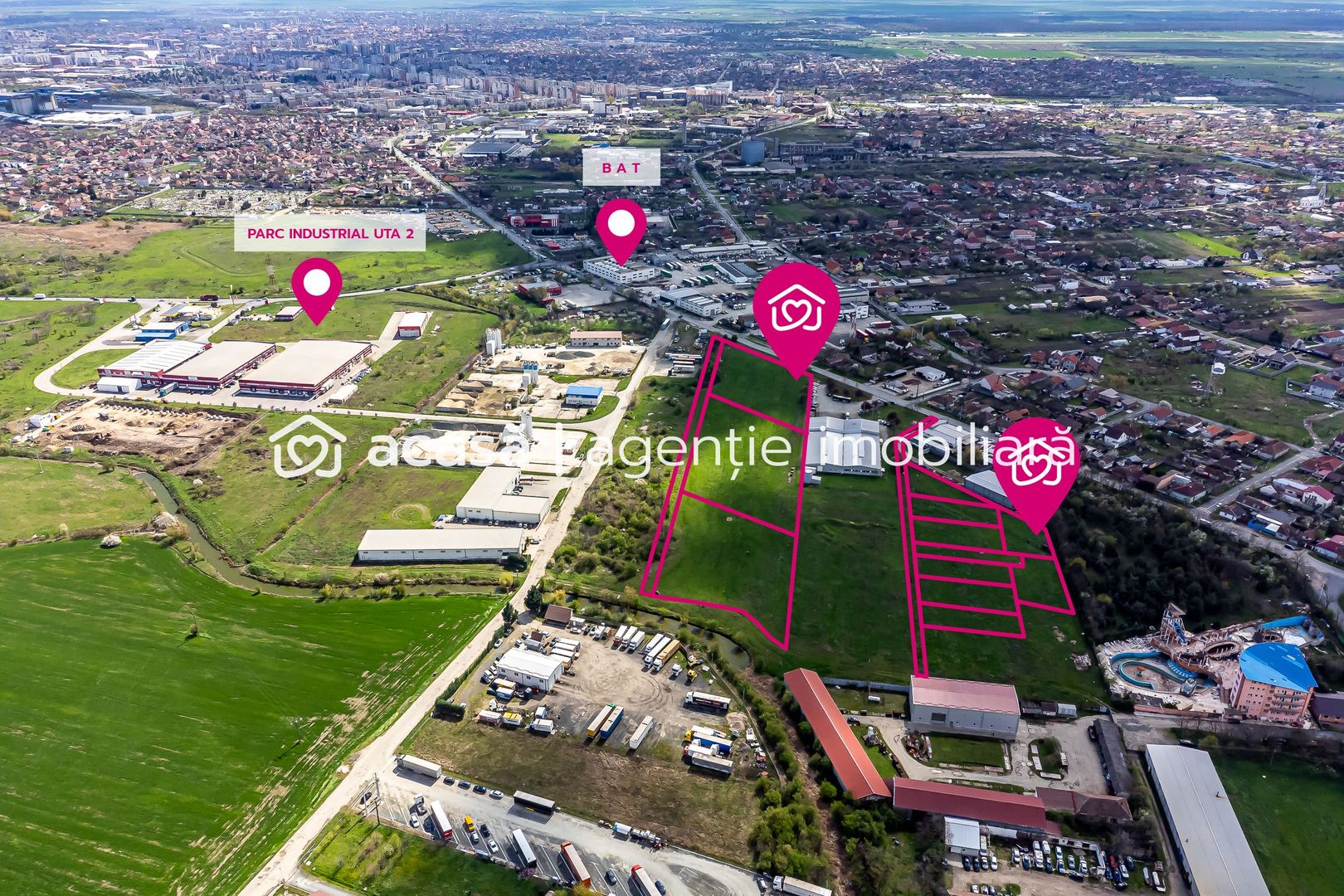 Teren cu PUZ in Arad, servicii, industrie, depozitare 8.307 mp - Poză 5