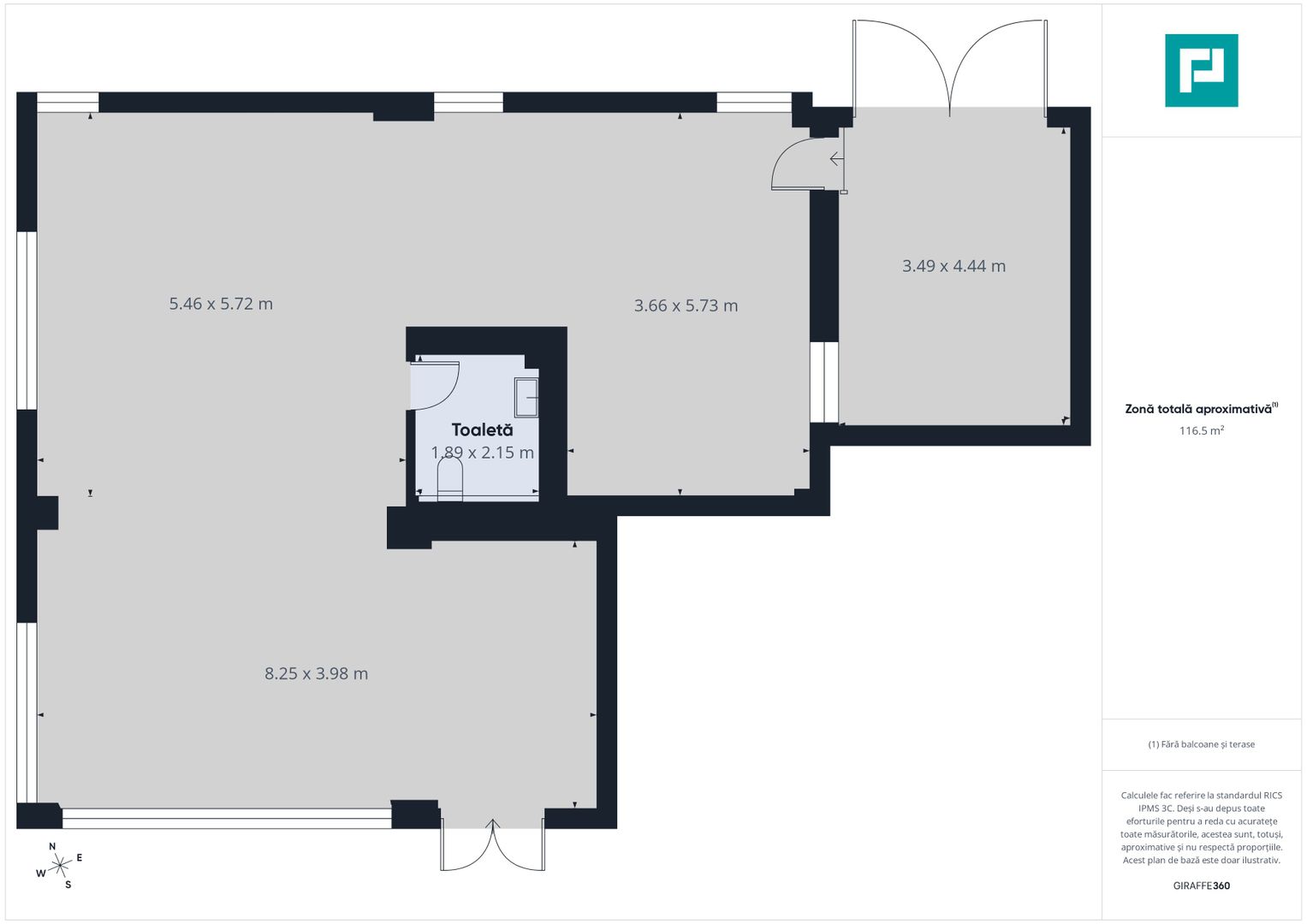 Spațiu comercial nou, 100 mp, vitrine mari, garaj - Poză 8