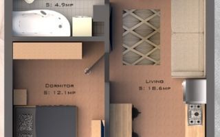 INVESTITIE 1- 2CAMERE OPEN 43MP BUCIUM VISANI - Poză 4