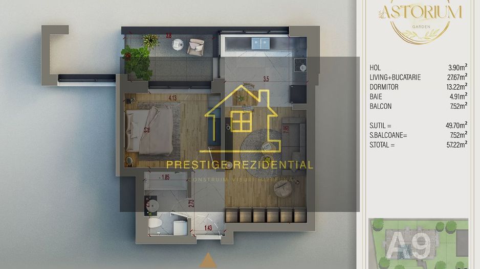 Apartament 2 cam,Piscina, Direct Dez, Comision 0, Titan - Poză 3