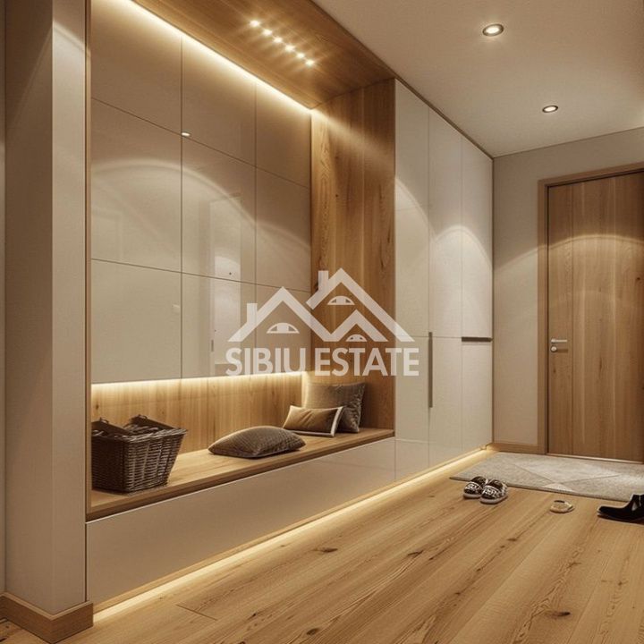 Casa 4 camere, 2 bai, curte si terasa Sibiu Calea Cisnadiei - Poză 3