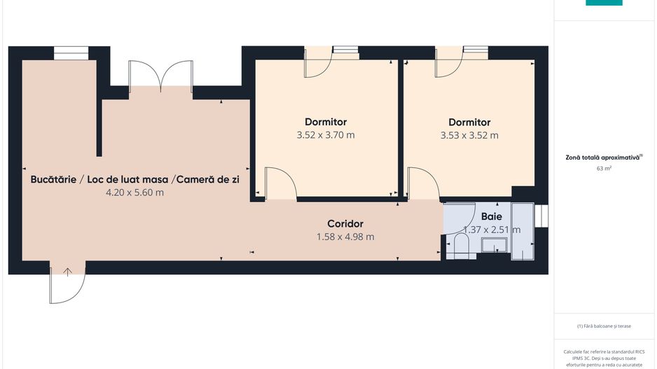 Apartament 3 camere cu grădină | Zona Torontalului - Poză 9