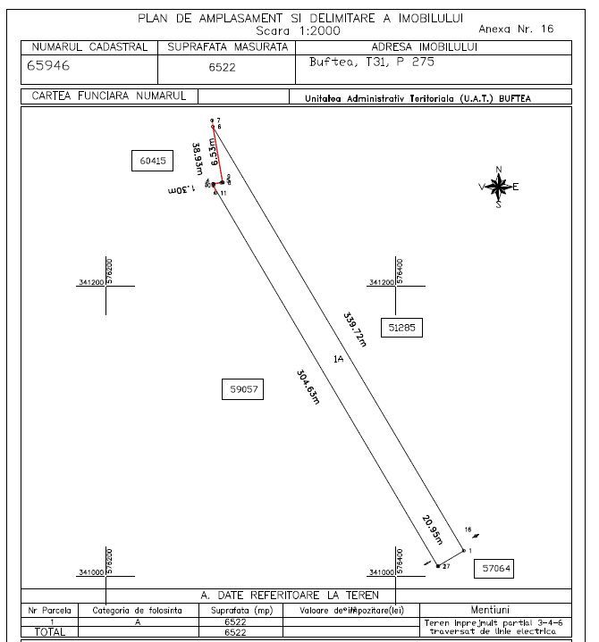 Teren de vânzare Buftea, strada Tamași, zona Gării - Poză 5