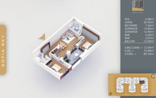 Direct Dezvoltator 3 Camere Mutare Rapida Metrou N. Teclu - Poză 2