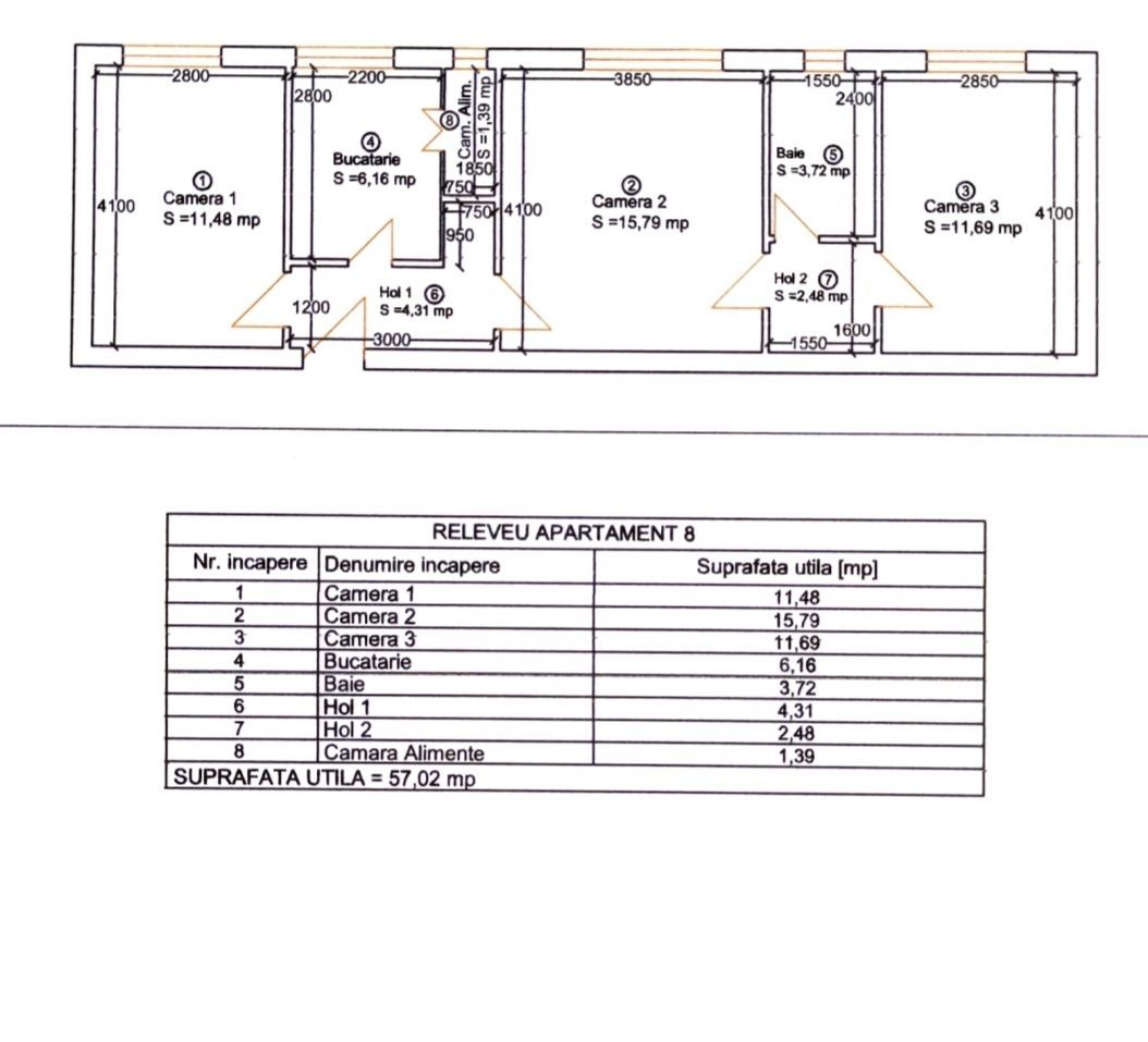 Apartament cu 3 camere - Centru - Poză 17