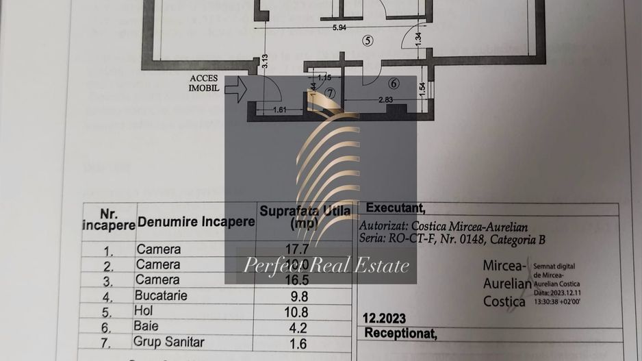 Apartament 3 camere decomandat zona Dacia - Poză 8
