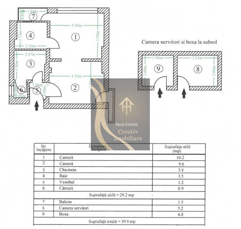 Apartament 2 camere configurat tip Studio Parcul Carol - Poză 2