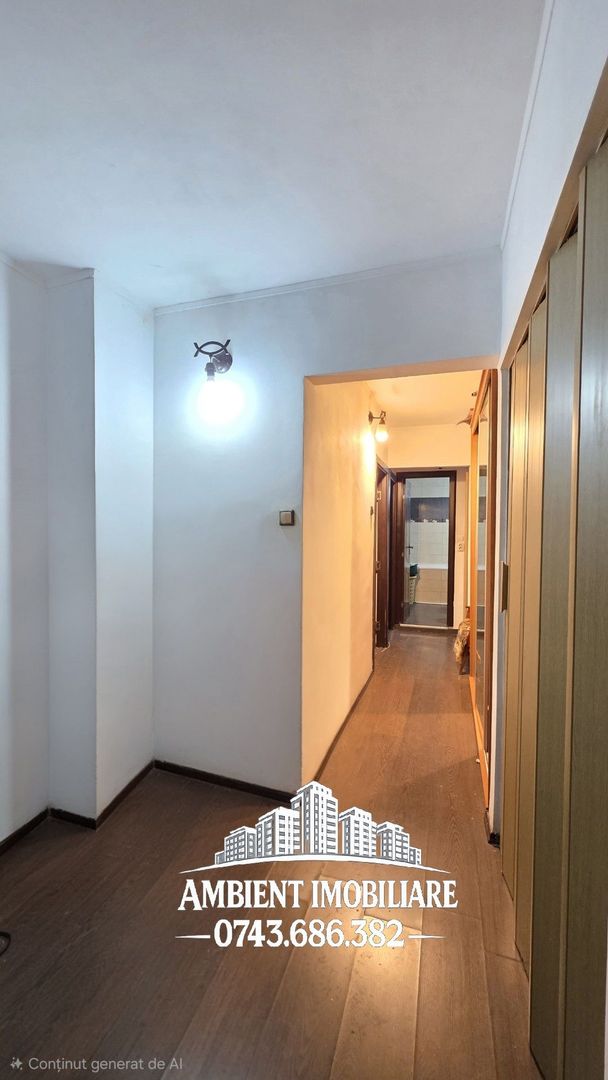 Apartament 3 camere, mobilat si utilat, etaj 3, zona CARTIER; - Poză 3