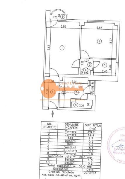 Apartament cu 2 camere- 2 minute de Parc Tineretului - Poză 8