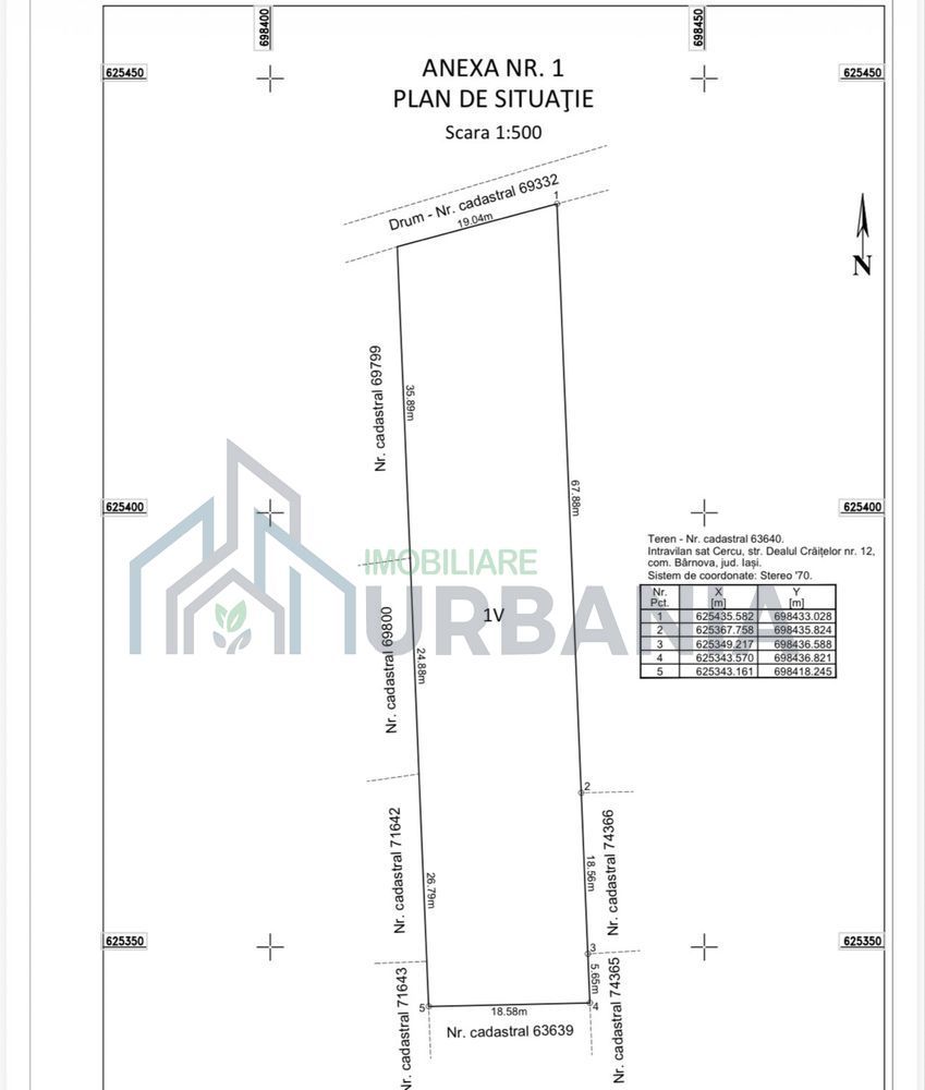 Teren intravilan de 1000 mp în Visan, strada Dealu Craitelor, zonă în dezvoltare - Poză 1