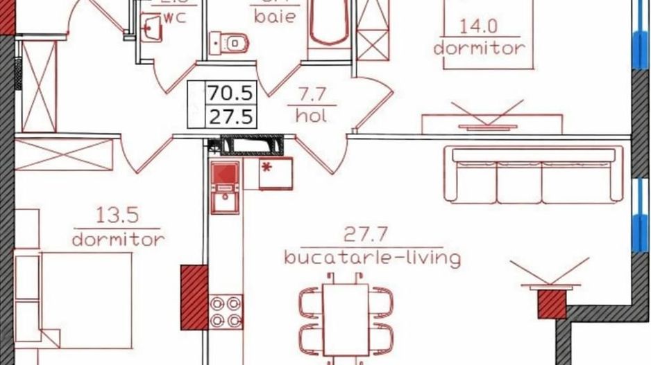 Vânzare, apratament, 2 camere, strada Bucovina, Ciocana - Poză 2