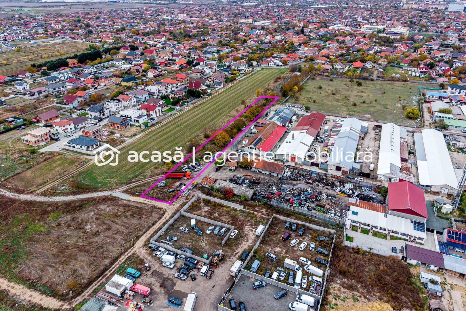 Teren de 2500 mp cu posibilitate de parcelare în Bujac Arad - Poză 3