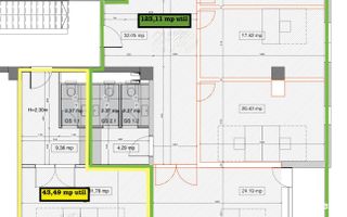 Spatiu birouri/comercial | 166 MP | Primaverii - Poză 6