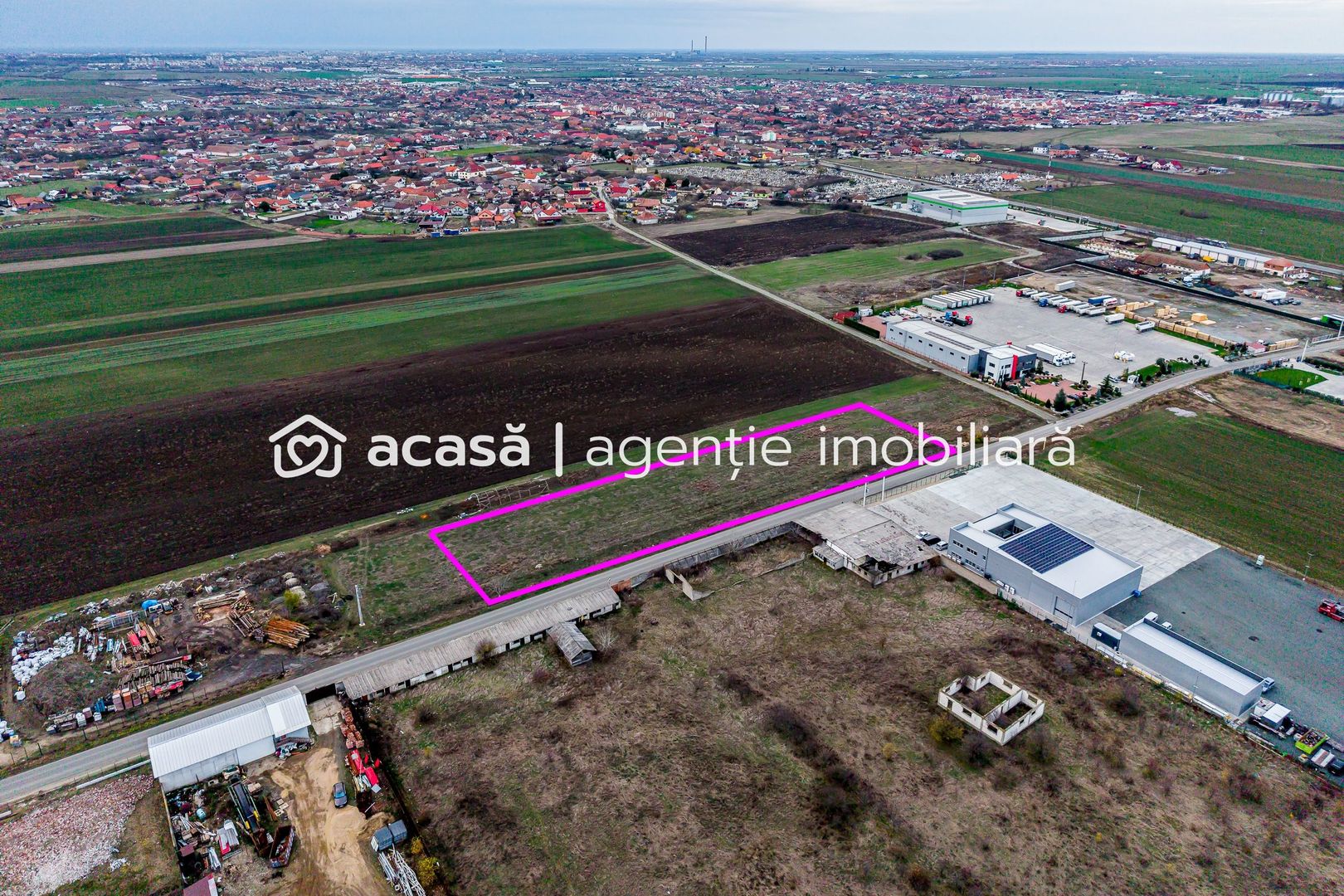 Teren cu acces DN7 și A1, ideal pentru dezvoltări industriale - Poză 7