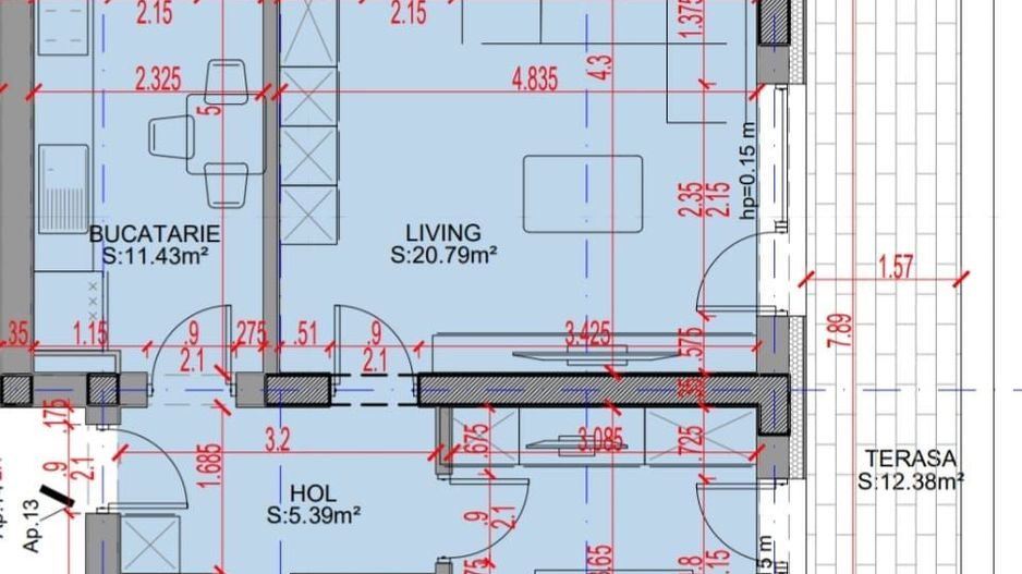 AP. 2CAM. DECOMANDAT+LOC DE PARCARE INCLUS / BLOC P+5. PALLADY! - Poză 1