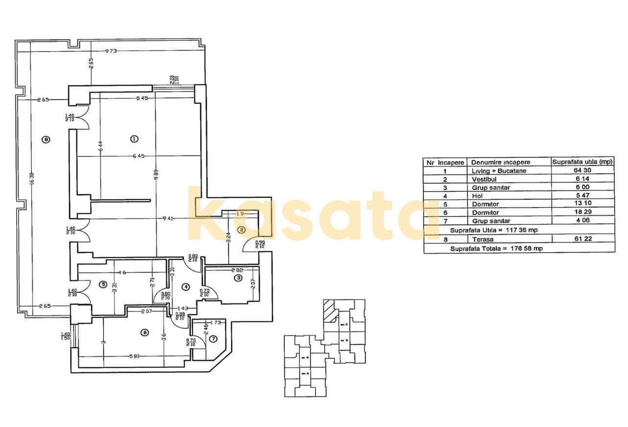 Apartament 3 camere de vânzare | Zona de Nord | Complex Upground - Poză 14