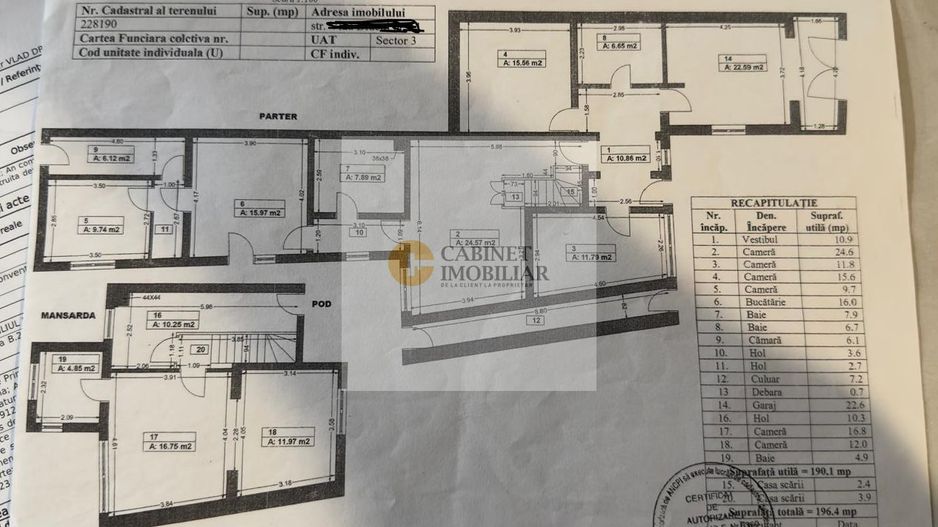 Casa individuala 6 camere I P+M I 190 mp utili | Creditabil - Schiță 46