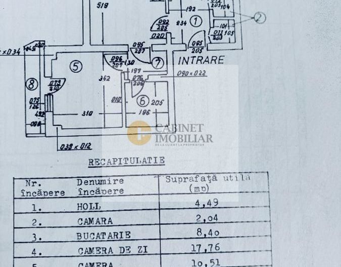 2 camere I Calea Mosilor I bloc 1982 I 57 mp - Poză 8