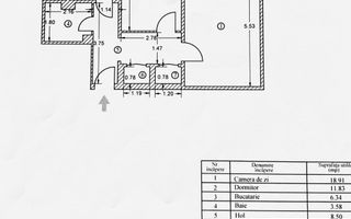 Vânzare, apartament, 2 camere, str. Mașina de Pâine - Poză 11