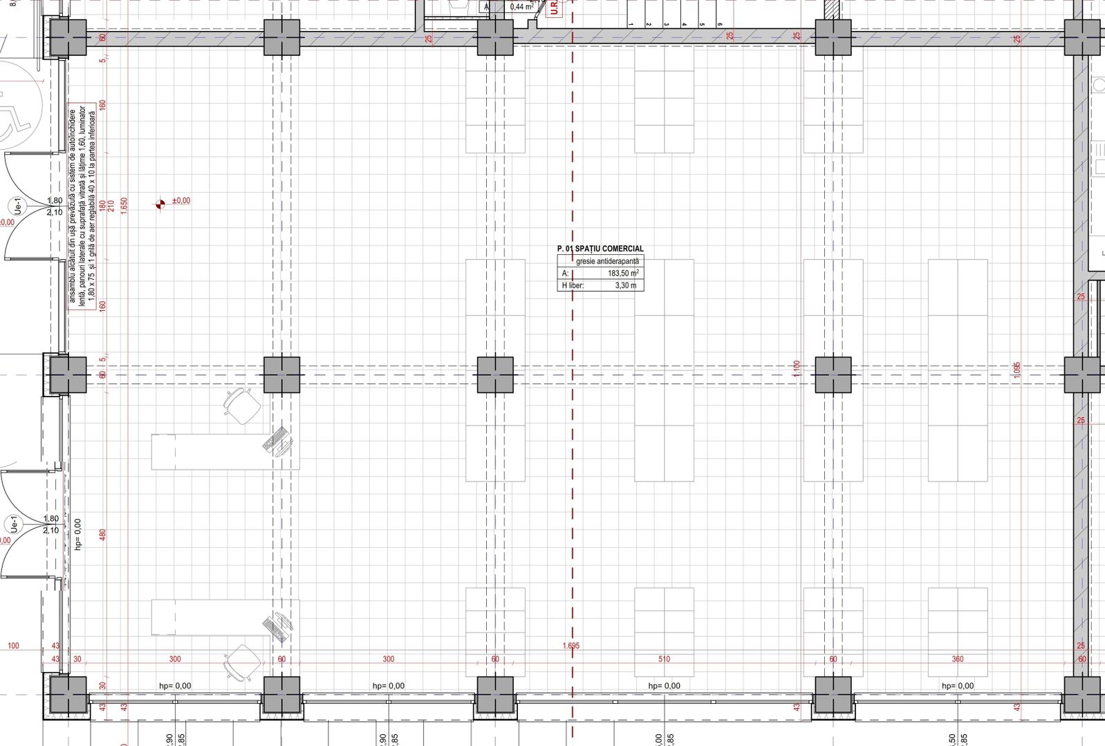 Spatiu comercial 184 mp, la cheie, parter, zona CARTIER; - Poză 2