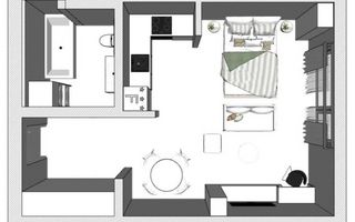 Studio premium, la cheie, Green Residence Tudor + parcare - Poză 10