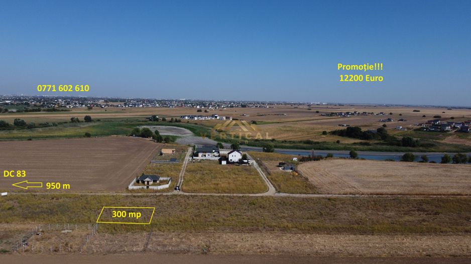 Teren 300 mp, lac, Promotie, Berceni/ Vidra - Poză 1