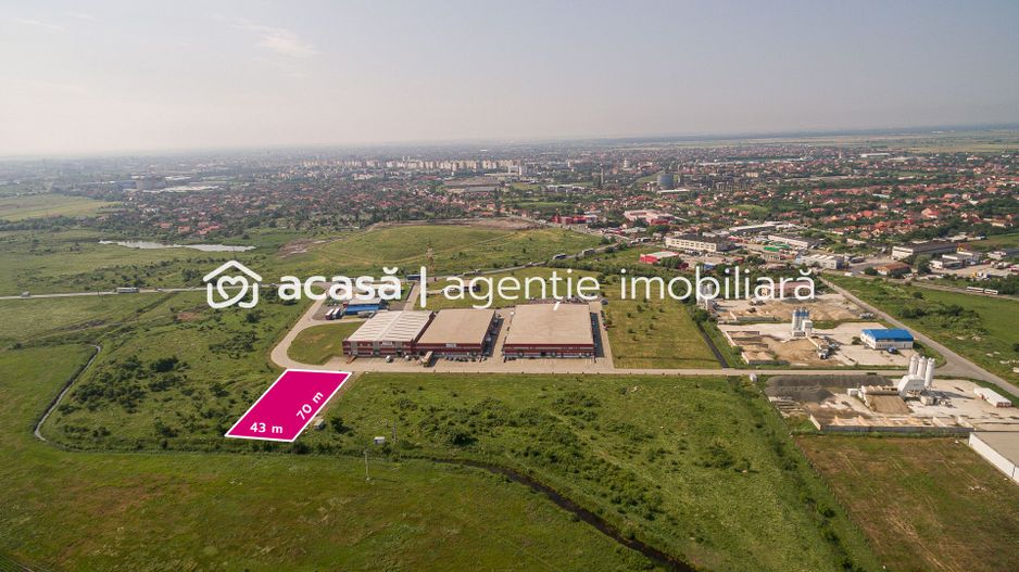 Teren industrial 3 000 mp în Parcul Industrial UTA2 #Arad - Poză 2