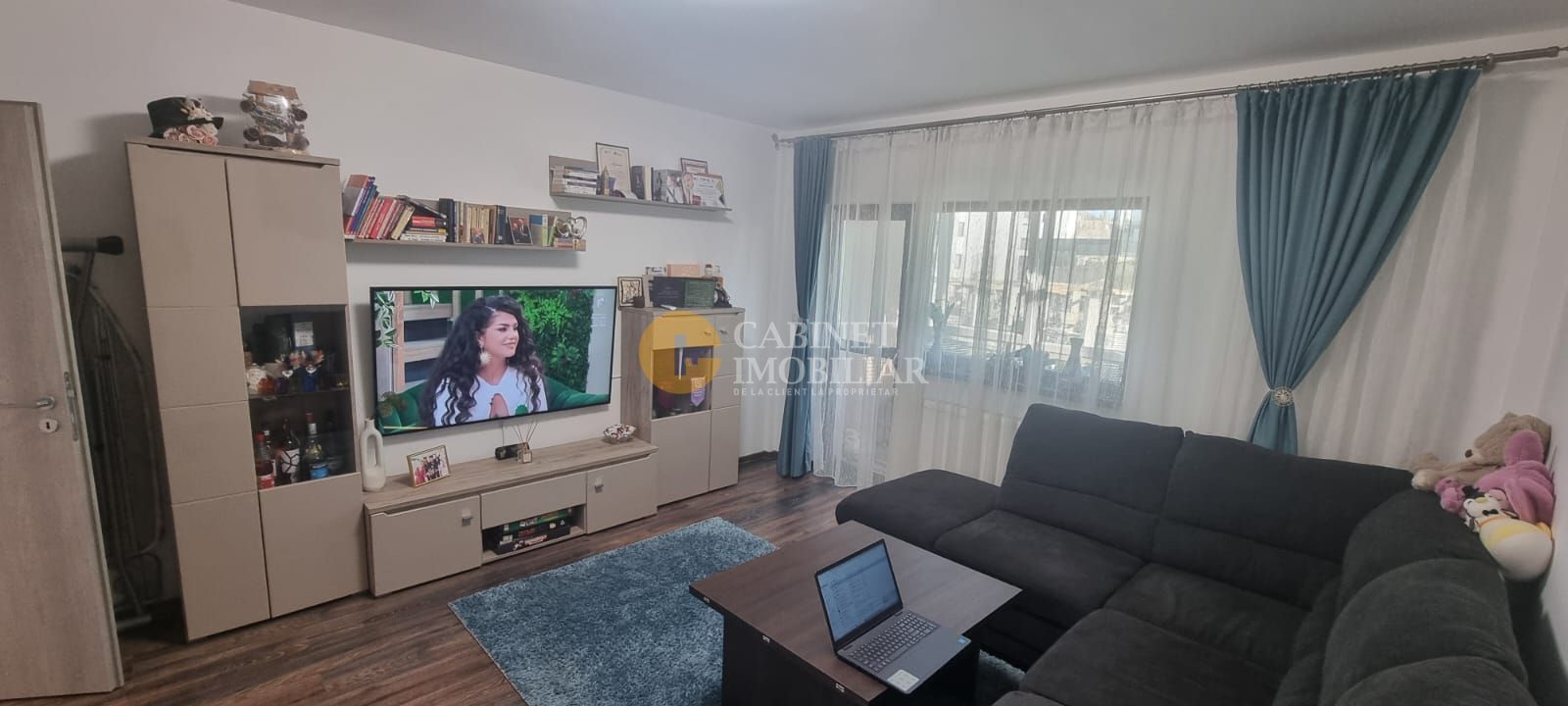 2 camere - Decomandat - 57mp - LOC DE PARCARE - INTABULAT - Poză 1