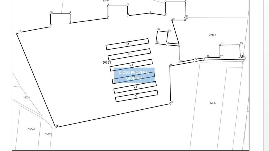 Ferma de vânzare în sat Uzunu, cu acces direct din DN5 - Schiță 1
