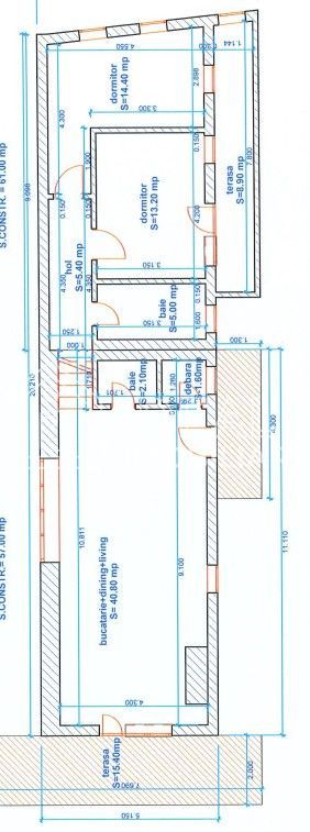 Casă deosebită de închiriat în Cisnădioara, prima inchiriere - Schiță 13