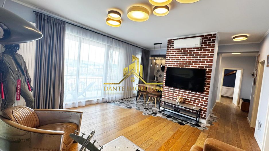 Penthouse, 3 camere, ultrafinisat, lux, terasa, jacuzzi, Sunny Hill - Poză 15