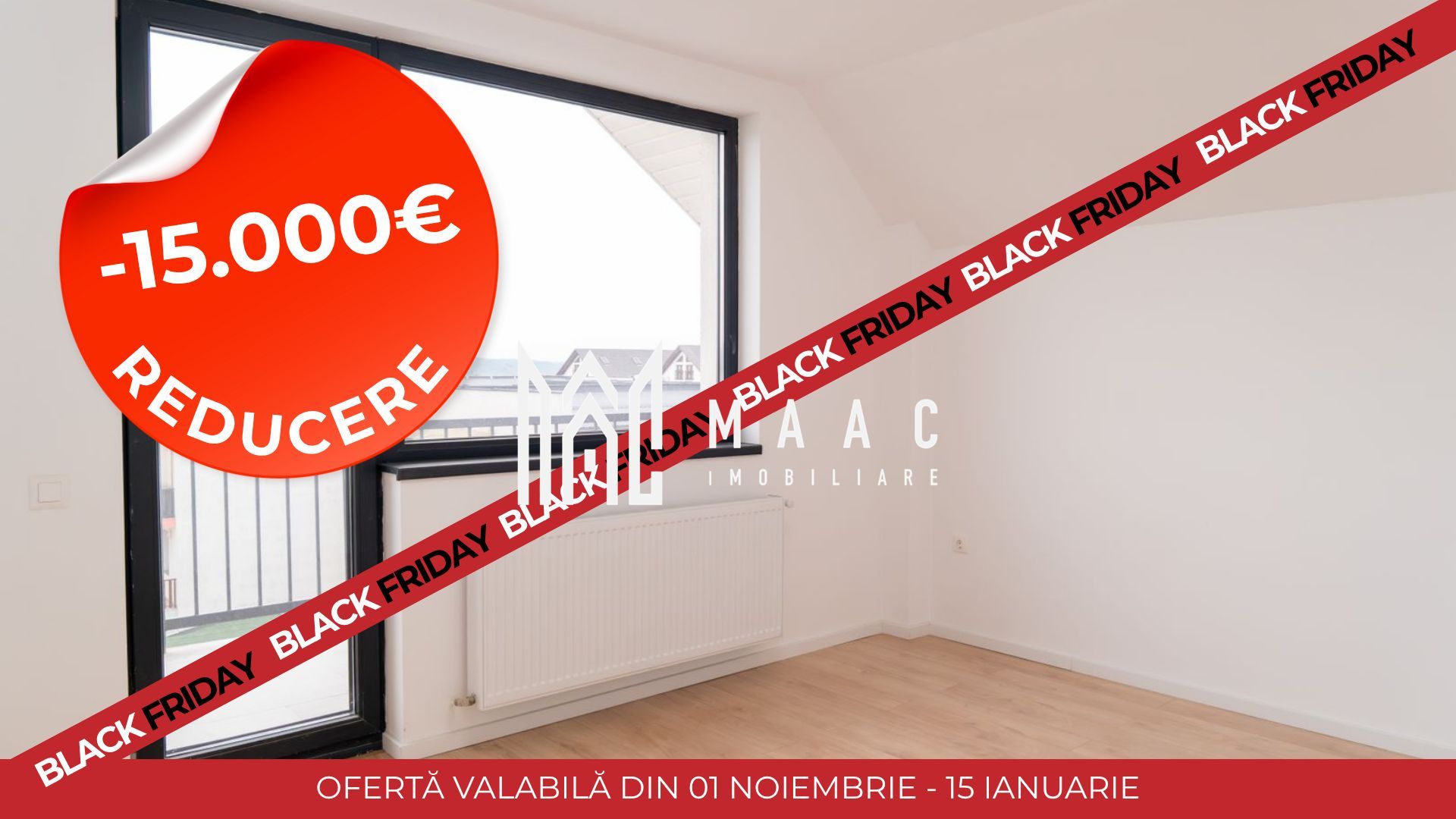 BLACK FRIDAY I Apartament 3 Camere I 73 mp I Etaj 3/3 - Poză 1