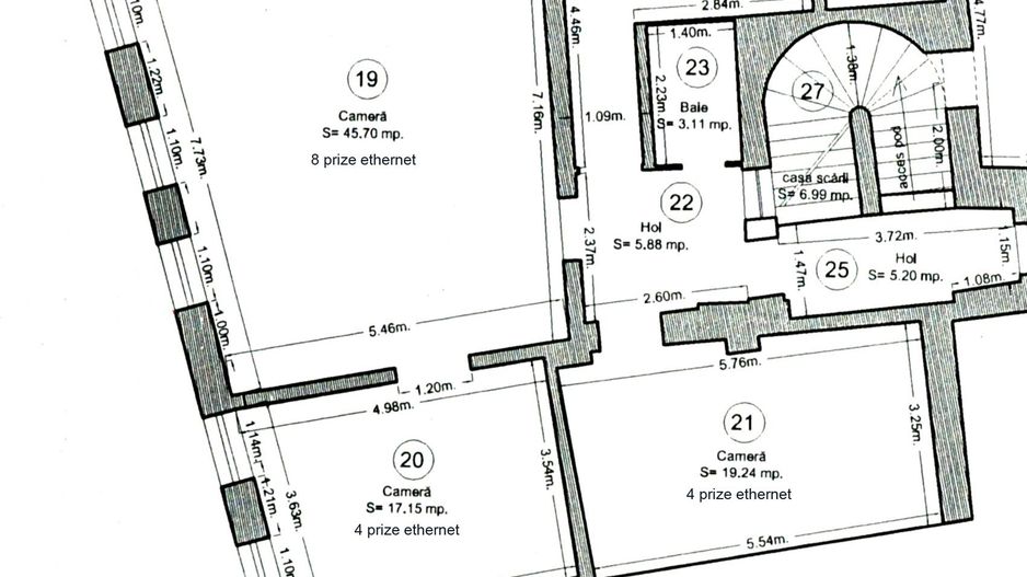 Spațiu birouri 119 mp. , renovat – Strada Castelului - Poză 16
