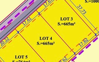 Teren Intravilan, Sânmartin, 500mp, 32ml deschidere - Poză 1