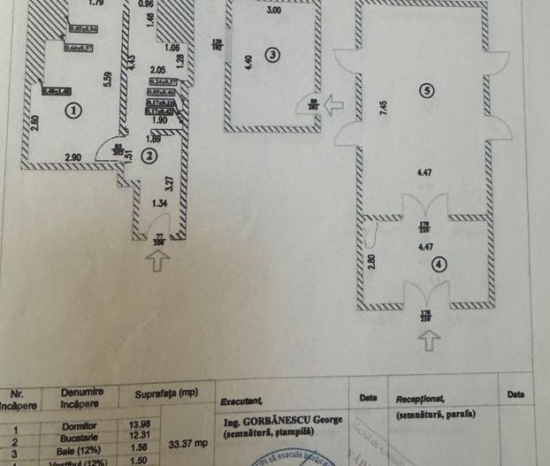 PROPRIETATE INTERBELICA 4 CAMERE+ GARSONIERA + BOXE || PIATA VICTORIEI - Schiță 31