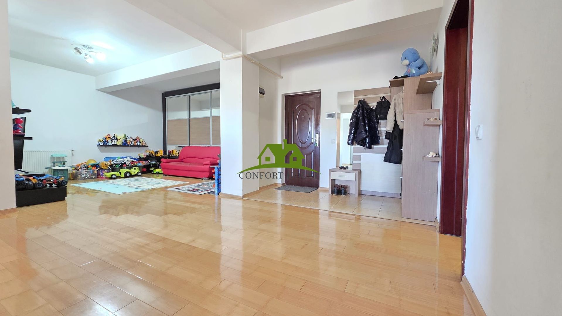 AP. 95mp la Et.2 cu 3 camere si 2 balcoane -complet utilat-zona Nord - Poză 14