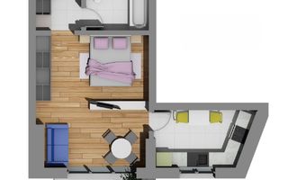 Studio 39mp utili cu finisaje premium | Virtuții | Metrou aproape - Schiță 16