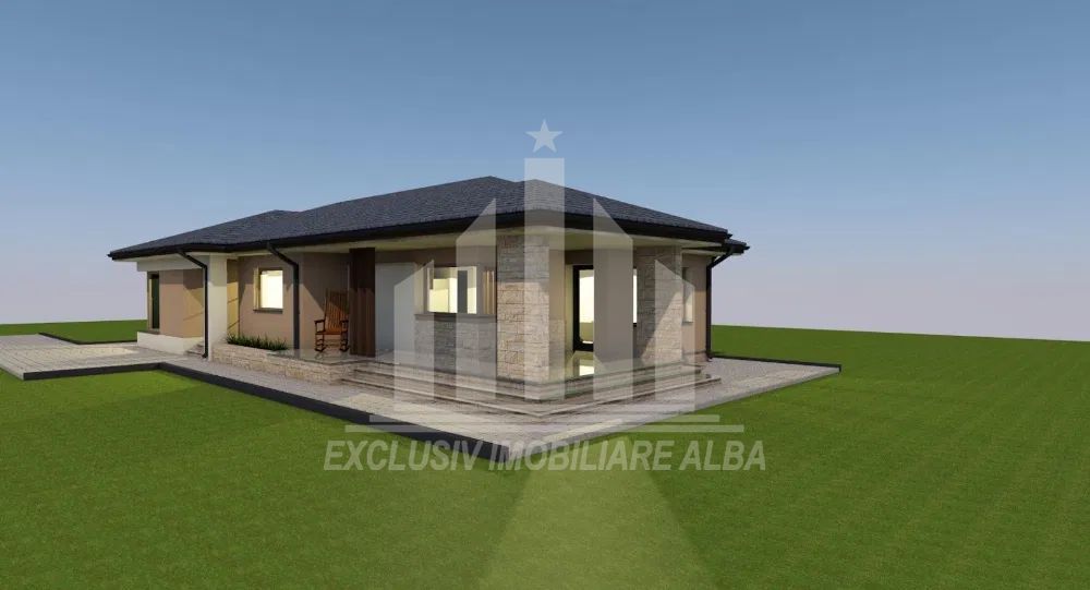 Casa noua pe un singur nivel de vanzare, Barabant - Poză 1