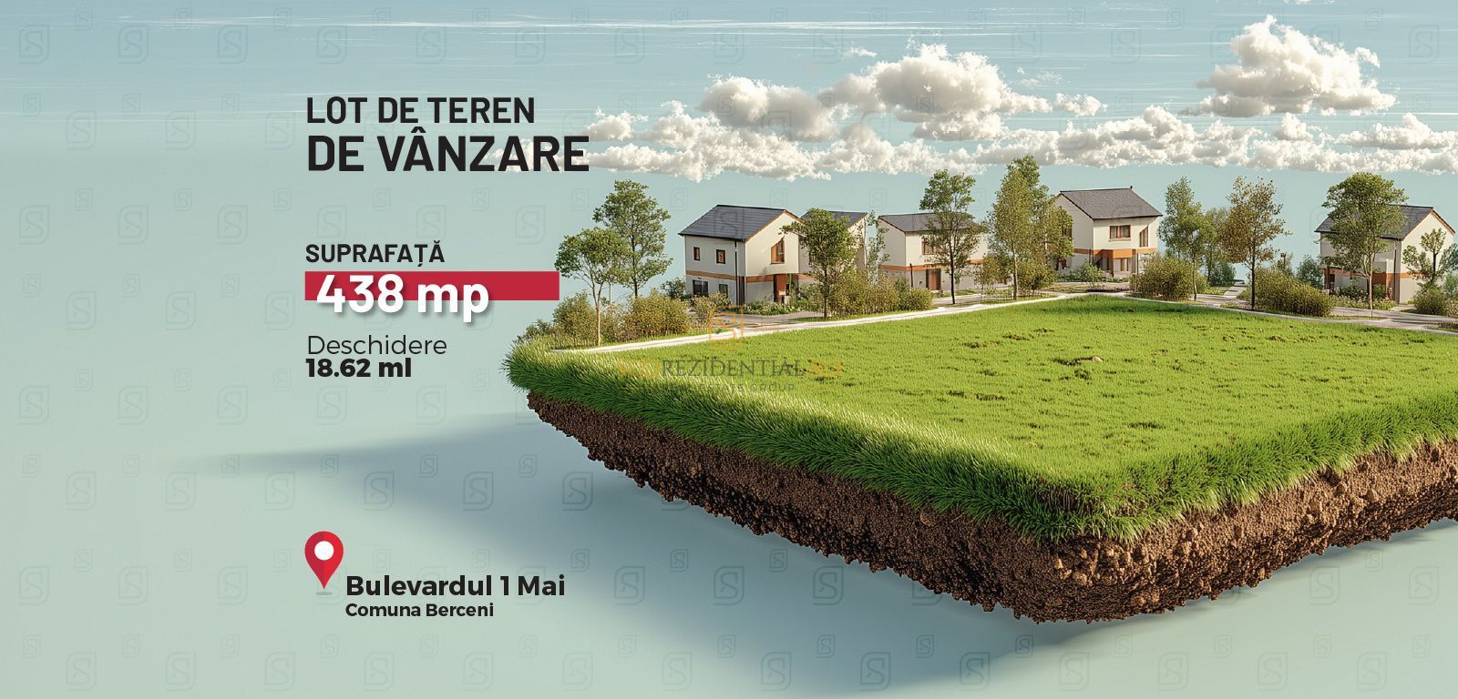 Teren intravilan 438 mp, Str. Lacramioarei - Comuna Berceni - Poză 1