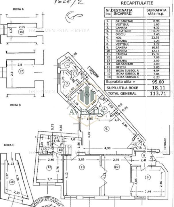 4 camere cu potential pentru Airbnb, centrala proprie, Rosetti Universitate - Poză 22