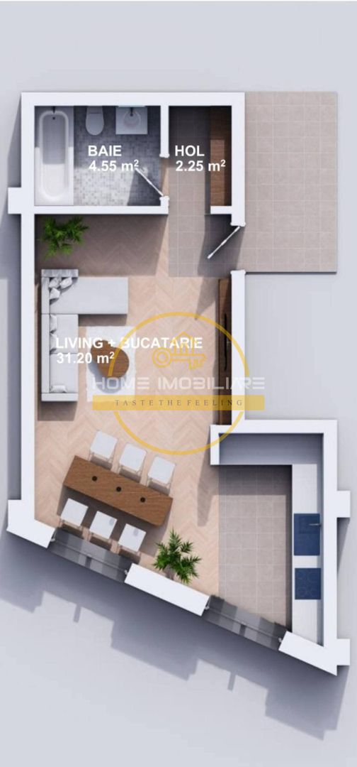 Apart 1 camera 47500 euro - Poză 3