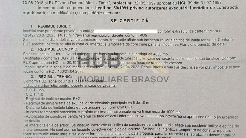 Teren constructii casa Dambu Morii | Utilitati | Necesar PUD - Poză 9