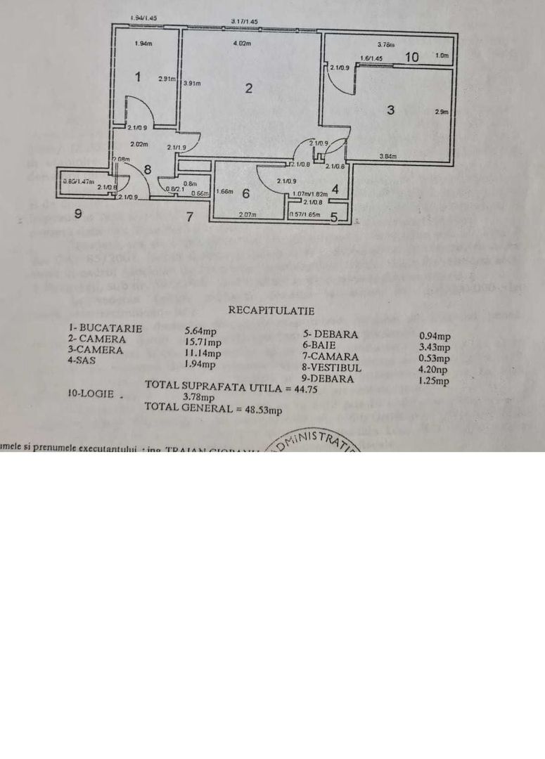 Apartament 2 camere Grivita | Turda - Poză 8