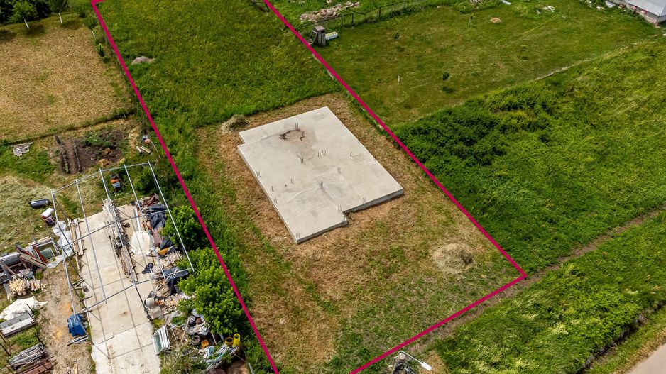 Teren cu proiect de casă și fundație realizată - Frumușeni - Poză 1